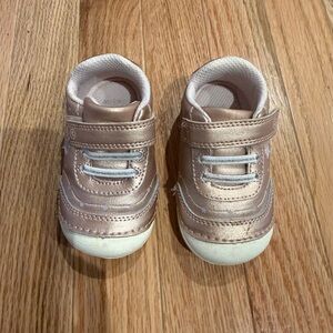 Stride Rite Metallic Pink Baby Shoes